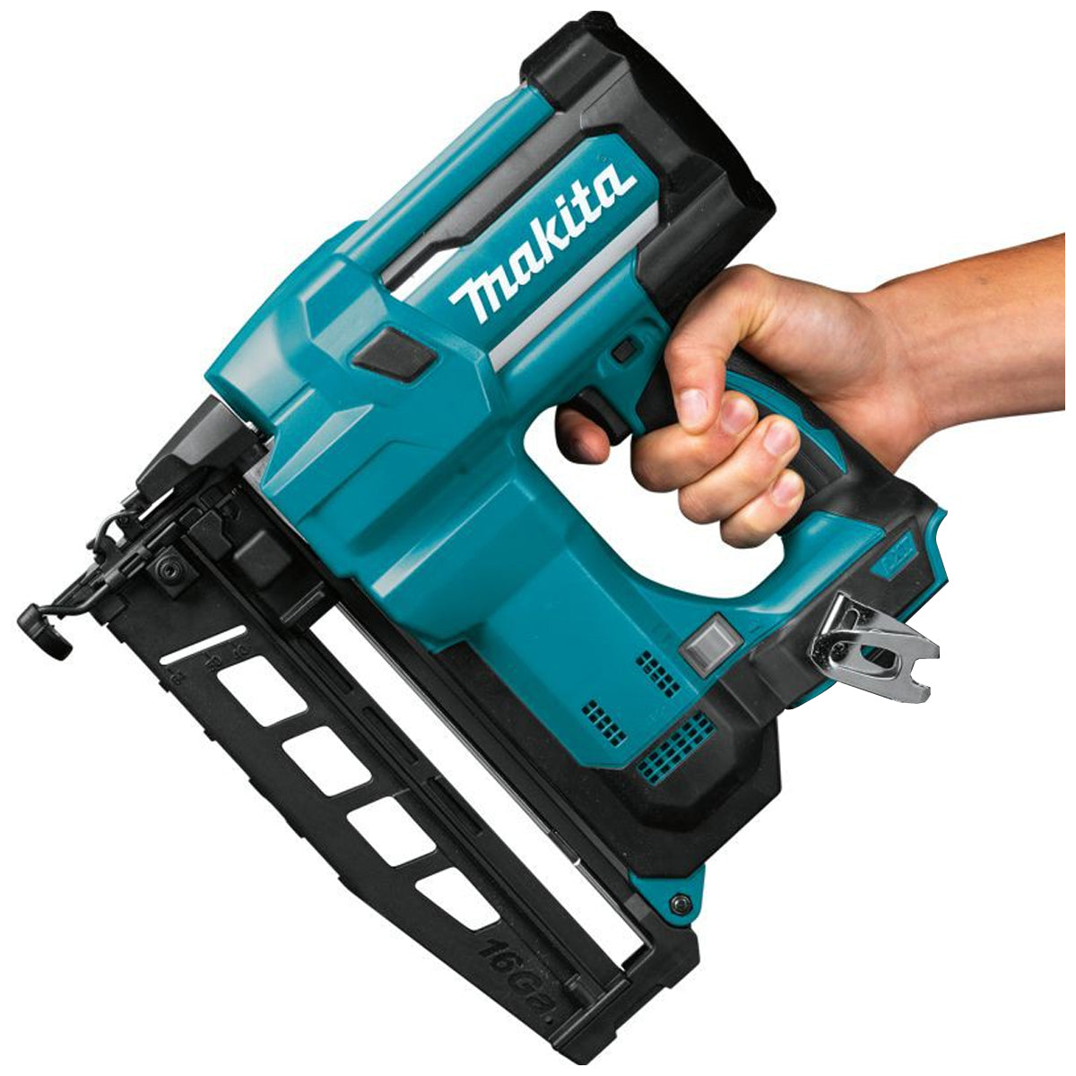 Makita DBN600RTJ 18V Second Fix 16Ga Straight Finish Nailer With 2 x 5.0Ah Batteries Charger In Case