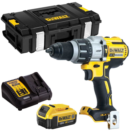 Dewalt DCD996N 18V Brushless Combi Drill with 1 x 4.0Ah Battery Charger & Case