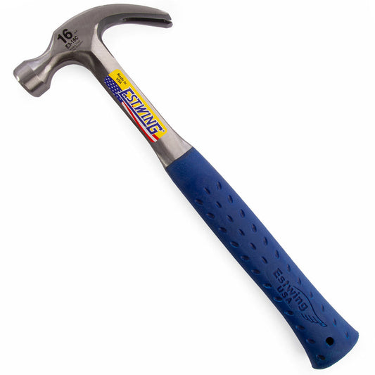 Estwing 16oz Curved Vinyl Grip Claw Hammer ESTE316C