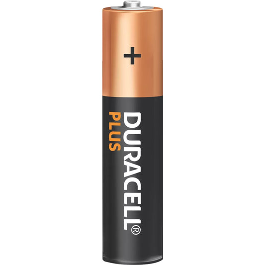 DURACELL PLUS AAA ALKALINE BATTERIES 12 PACK