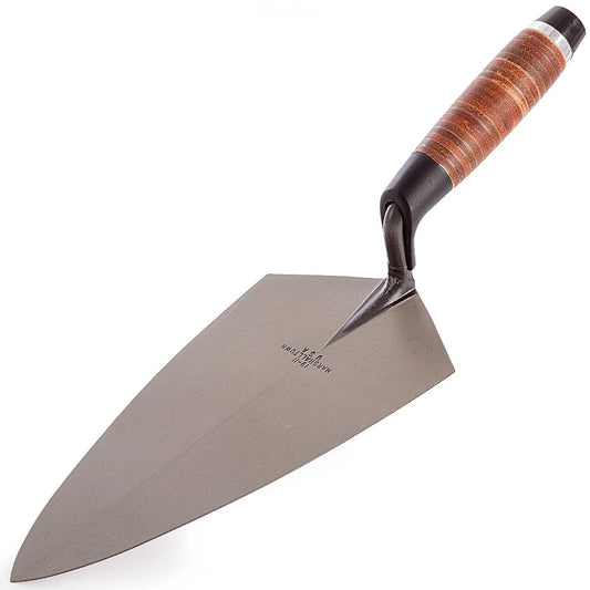 Marshalltown 19L 11in Pattern Brick Trowel Leather Handle M1911L