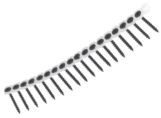 EASYFIX PHILLIPS BUGLE COARSE SINGLE THREAD COLLATED DRYWALL SCREWS 3.9MM X 38MM 1000 PACK