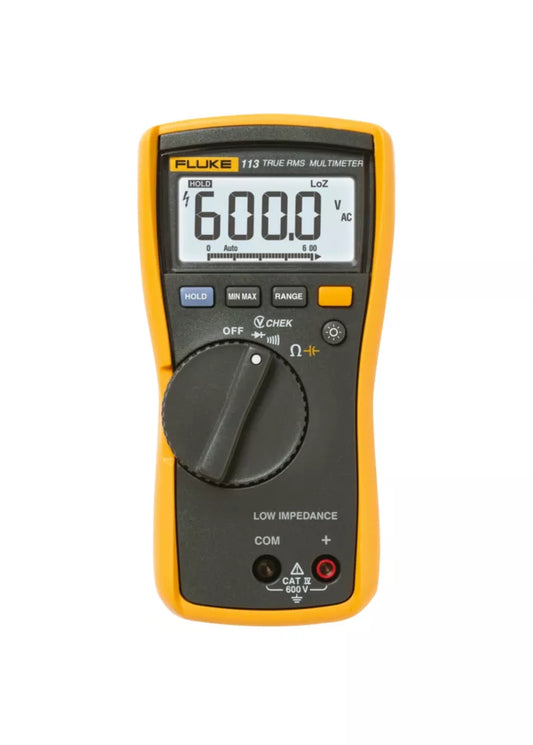 FLUKE 113 AC/DC DIGITAL MULTIMETER 600V