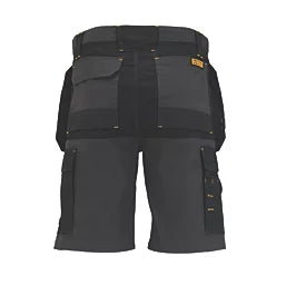 DEWALT VALDEZ WORK SHORTS GREY/BLACK 30" W