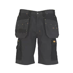 DEWALT VALDEZ WORK SHORTS GREY/BLACK 30" W