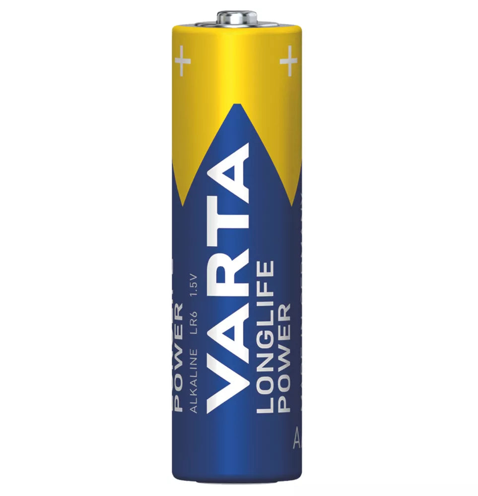 VARTA LONGLIFE POWER AA ALKALINE BATTERIES 40 PACK