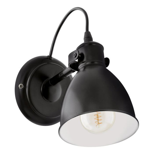 EGLO PRIDDY WALL SPOTLIGHT BLACK