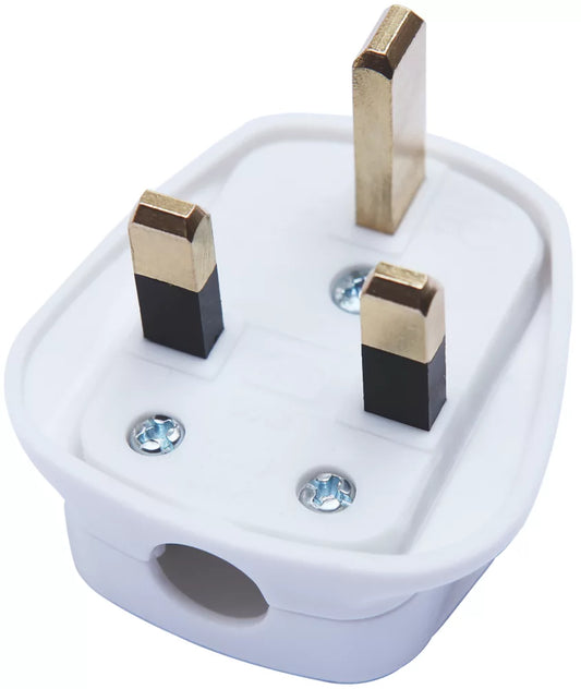 DIALL 13A FUSED PLUG WHITE