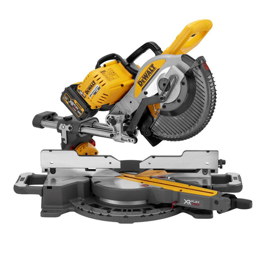 Dewalt DCS727T2-GB 54V XR Flexvolt Brushless Slide Mitre Saw With 2 x 6.0Ah Batteries Charger