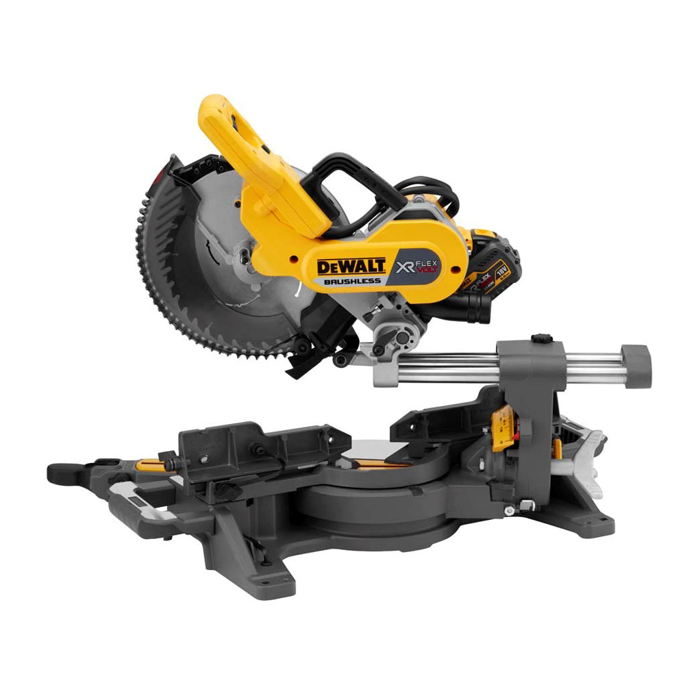 Dewalt DCS727T2-GB 54V XR Flexvolt Brushless Slide Mitre Saw With 2 x 6.0Ah Batteries Charger