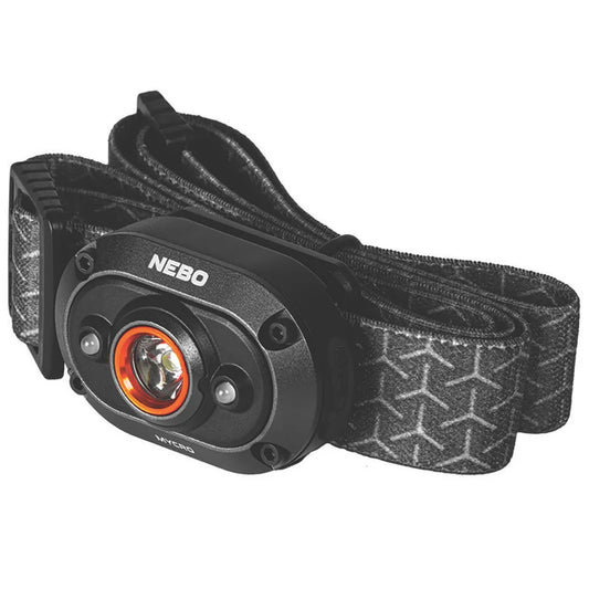 NEBO MYCRO & CAP LIGHT RECHARGEABLE LED HEADLAMP BLACK GRAPHITE 150LM