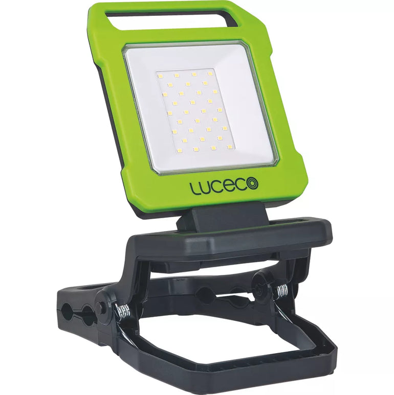 LUCECO RECHARGEABLE LED CLAMP WORK LIGHT W/ POWER-BANK 1000LM