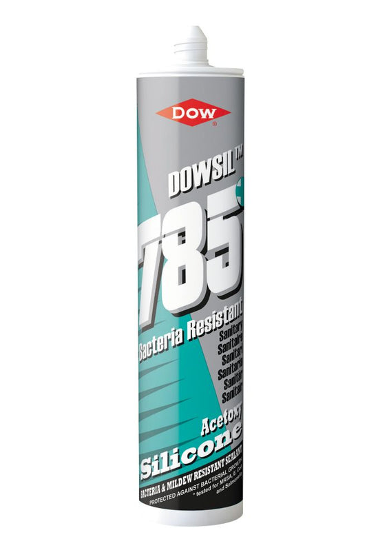 DOW 785+ BACTERIA RESISTANT SANITARY SILICONE WHITE 310ML