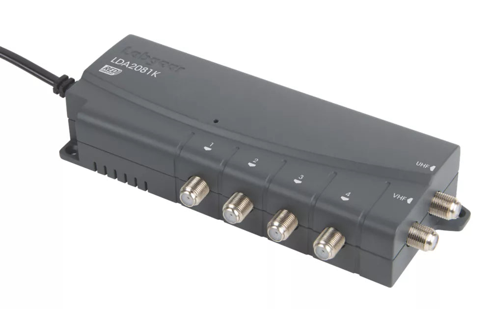 LABGEAR LDA204K 4-WAY 5G AERIAL AMPLIFIER