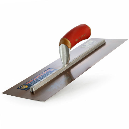 Marshalltown 16 x 5in PreWorn Plasterers Trowel Gold Steel MPB165GSD