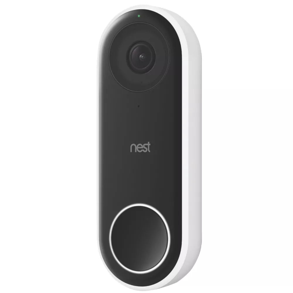 GOOGLE NEST HELLO WIRED SMART VIDEO DOORBELL BLACK