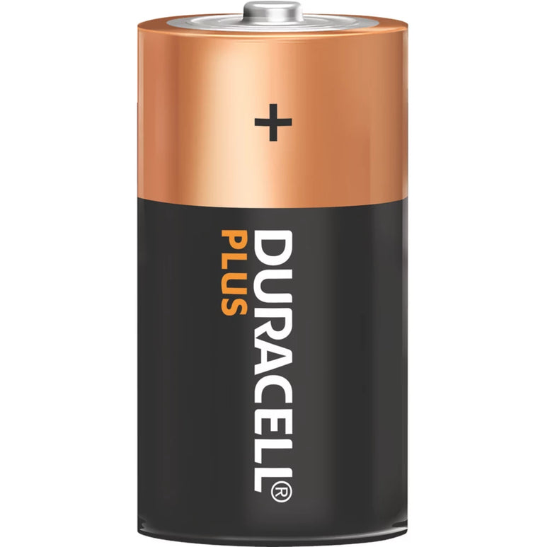 DURACELL PLUS C ALKALINE BATTERIES 4 PACK