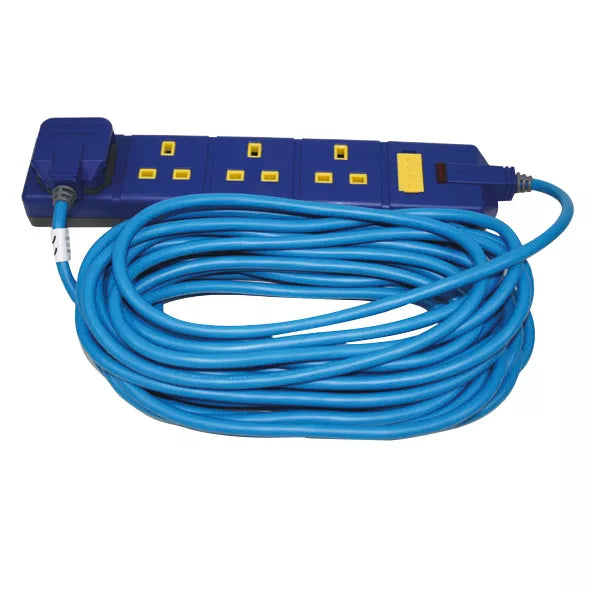 MASTERPLUG 13A 4-GANG UNSWITCHED EXTENSION LEAD 10M