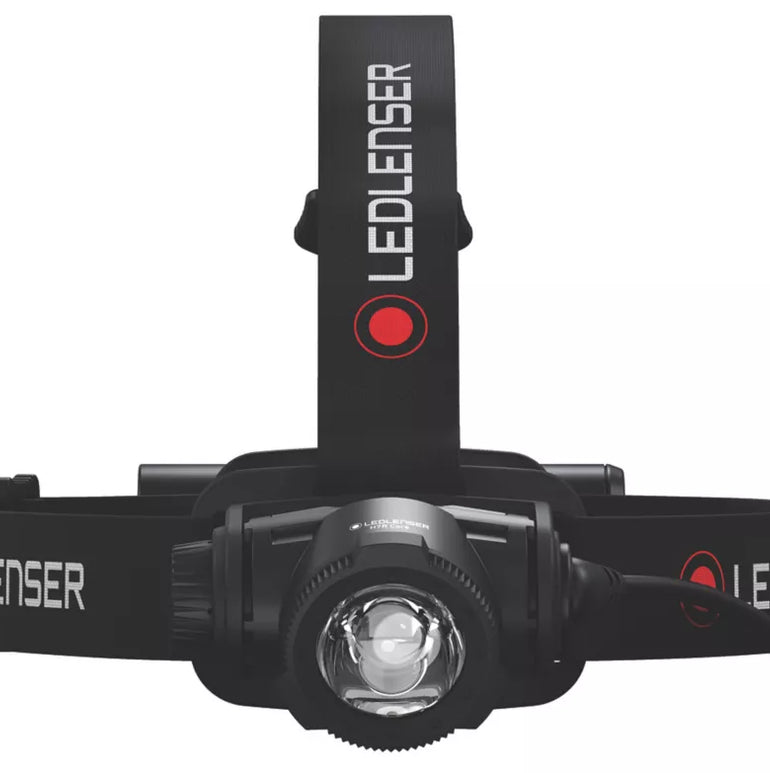 LEDLENSER H7R CORE RECHARGEABLE LED HEAD TORCH BLACK/RED 1000LM