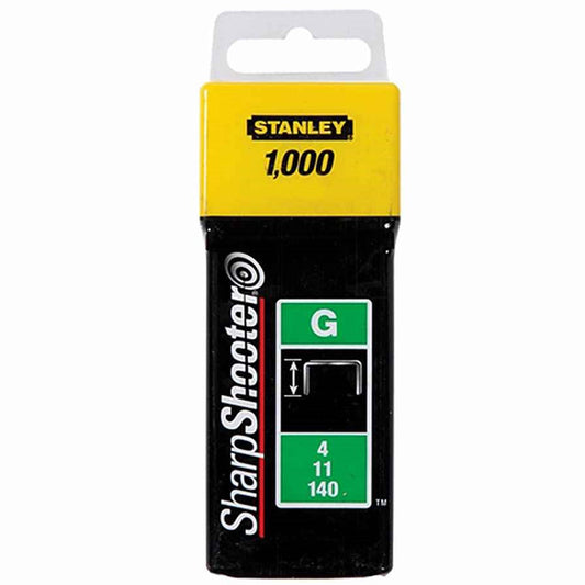 Stanley 1-TRA705 TRA7 Heavy-Duty Staple 8mm Pack 1000 STA1TRA705T