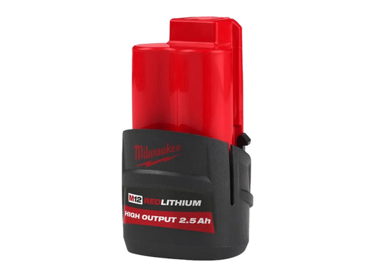 MILWAUKEE M12 HB2.5 12V HIGH OUTPUT 2.5AH LI-ION BATTERY