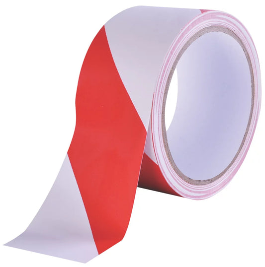 EVERBUILD BARRIER TAPE RED / WHITE 500M X 72MM