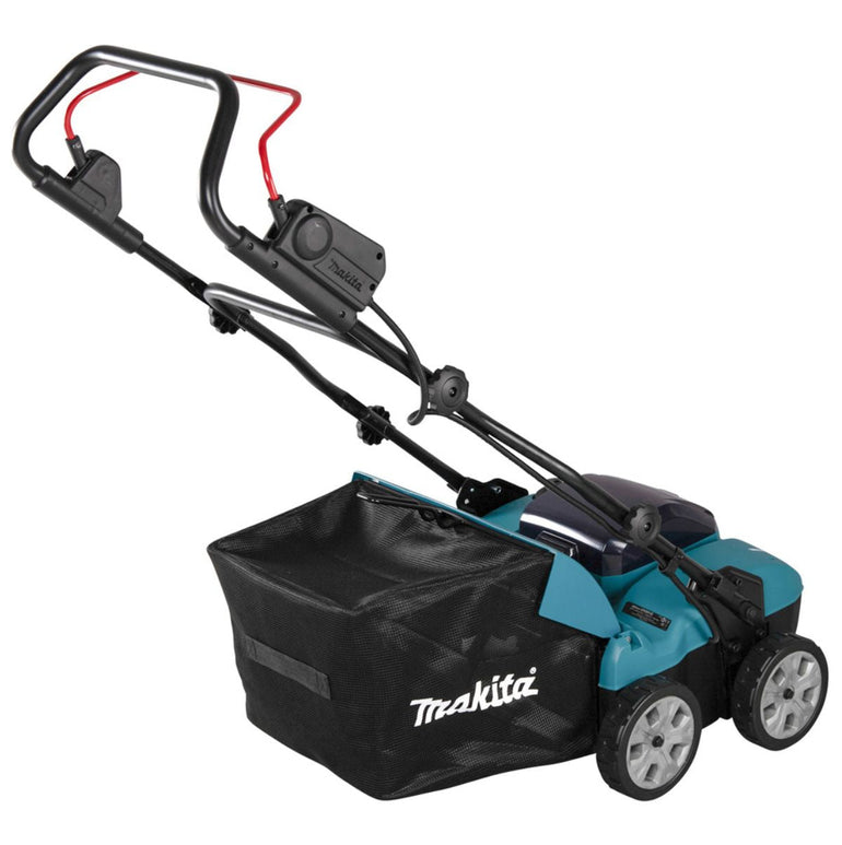 Makita UV001GM201 380mm 40V Max Brushless Lawn Scarifier With 2 x 4.0Ah Batteries & Charger