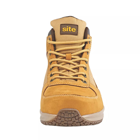 SITE SANDSTONE SAFETY TRAINER BOOTS WHEAT SIZE 9