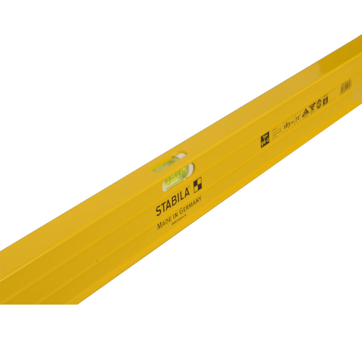 Stabila STB962180 96-2 183cm / 72inch Double Plumb Section Level - 15230