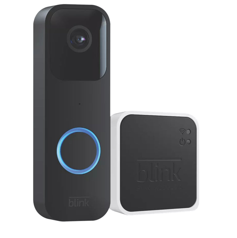 BLINK SMART VIDEO WIRELESS DOORBELL WITH SYNC MODULE 2 BLACK