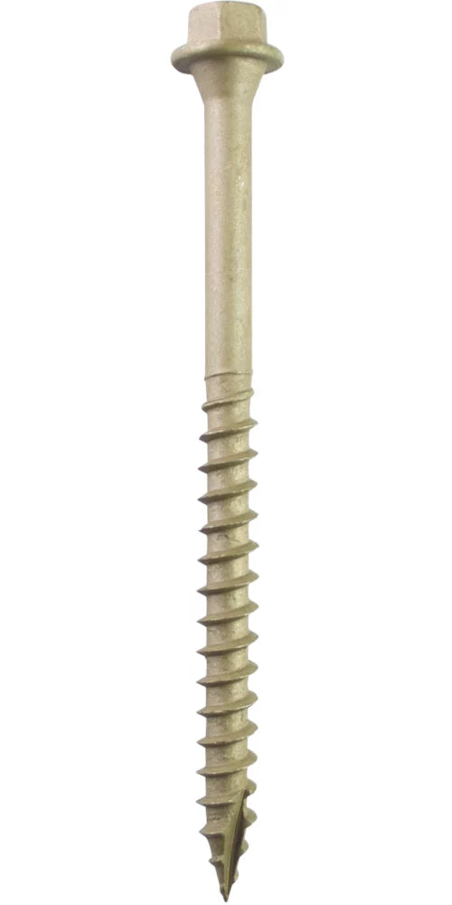 TIMBERFIX HEX SOCKET STRUCTURAL TIMBER SCREWS 6.3MM X 150MM 50 PACK