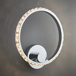 QUAY DESIGN REENA LED INTEGRATED WALL LIGHT CHROME 6W 580LM