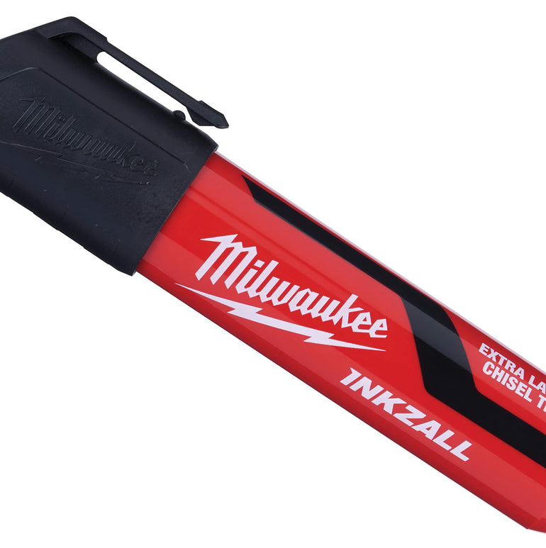 Milwaukee 4932471558 INKZALL XL Chisel Tip Marker Black