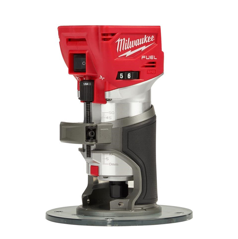 Milwaukee M18FTR-0 18V Brushless Trim Router in Case + 1/4