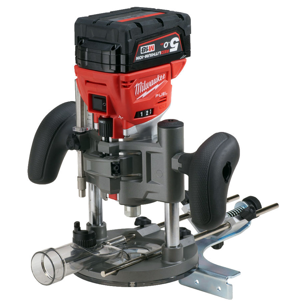 Milwaukee M18FTR-0X M18 18V Brushless FUEL Laminate Trimmer Router Body in Case 4933471604