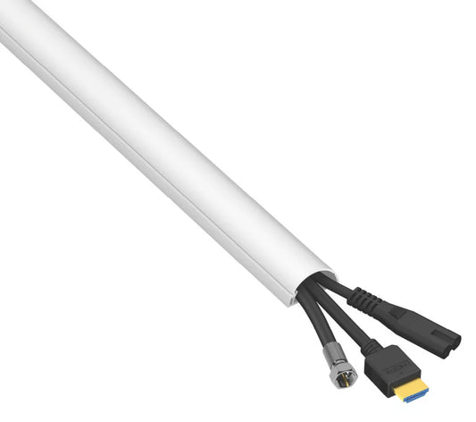 D-LINE PVC WHITE MINI TRUNKING 30MM X 15MM X 2M (42453)