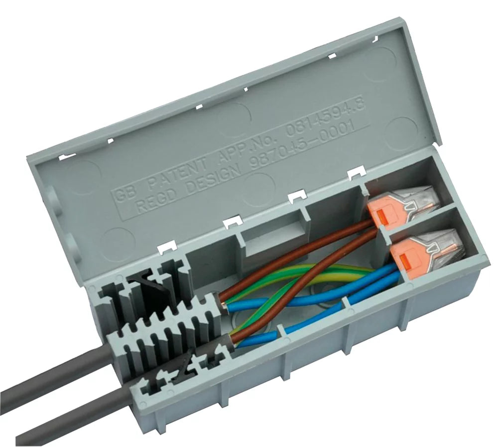 WAGO 41A JUNCTION BOX 39 X 108 X 44MM GREY