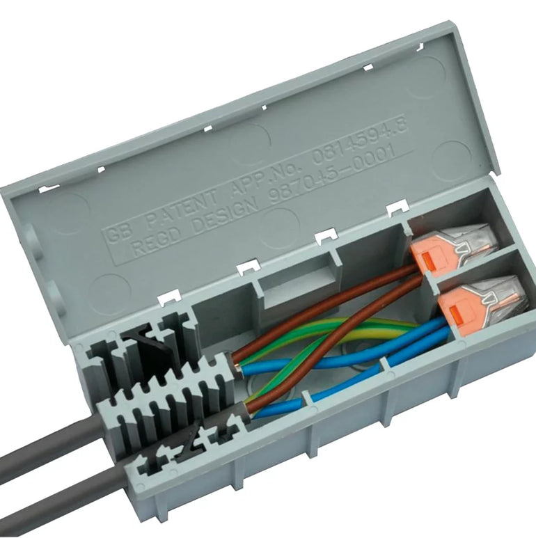 WAGO 41A JUNCTION BOX 39 X 108 X 44MM GREY