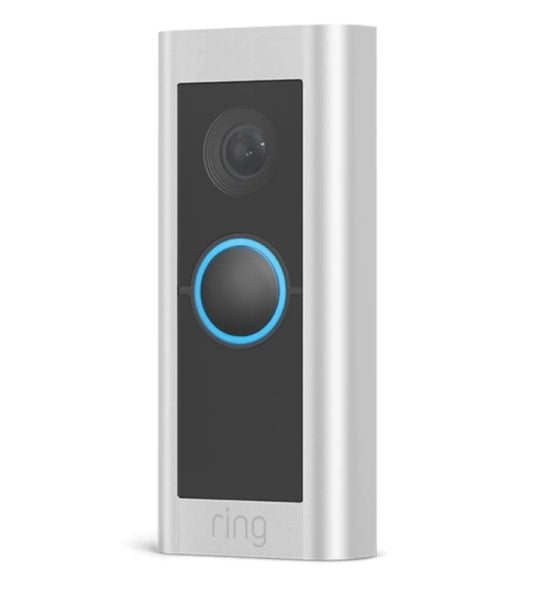 RING PRO 2 WIRED PLUG-IN SMART VIDEO DOORBELL SATIN NICKEL