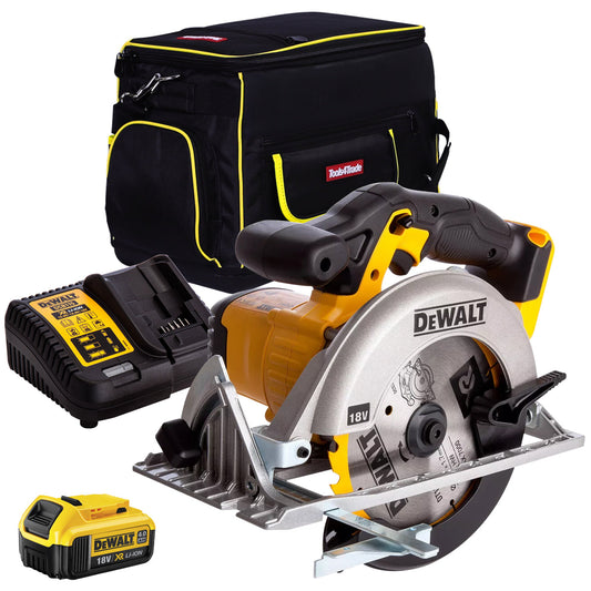 Dewalt DCS391N 18V 165mm Circular Saw with 1 x 4.0Ah Battery & Charger in Bag