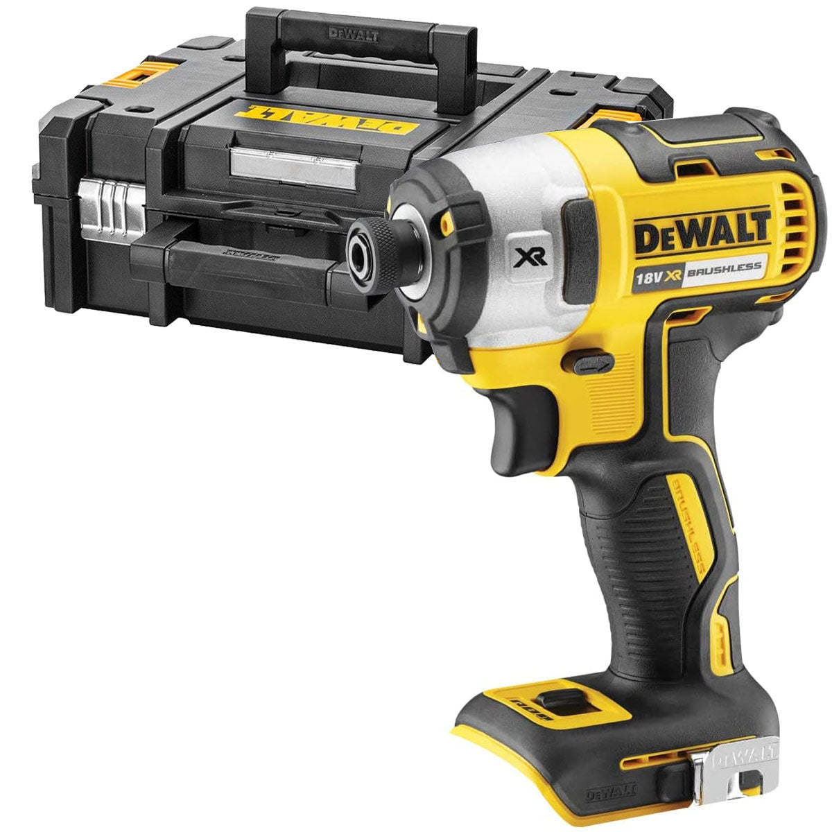 Dewalt DCF887N 18V XR Cordless 3 Speed Brushless Impact Driver with Case