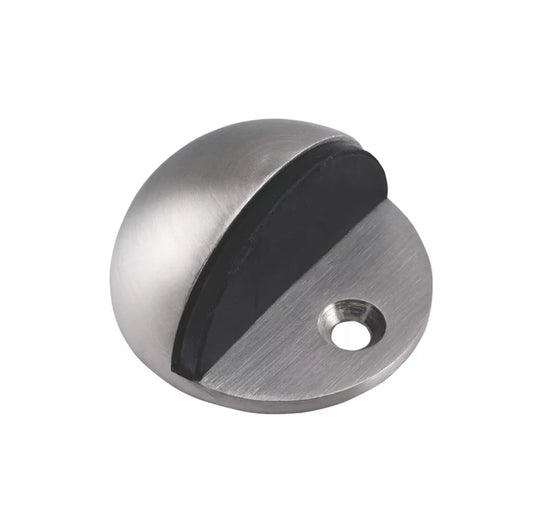 ECLIPSE OVAL DOOR STOP 45 X 25MM SATIN STAINLESS STEEL