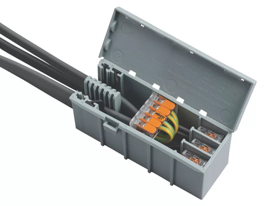 WAGO 32A MULTI-PURPOSE JUNCTION BOX 39 X 39 X 44MM GREY