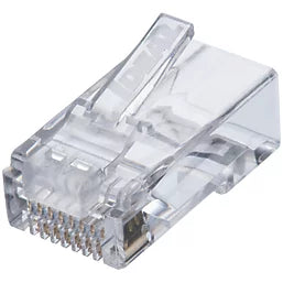 IDEAL RJ45 8P/8C FEED-THRU MODULAR PLUGS 25 PACK