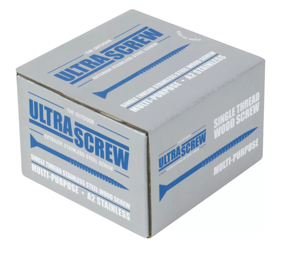 ULTRA SCREW PZ DOUBLE-COUNTERSUNK MULTIPURPOSE SCREWS 4MM X 40MM 200 PACK