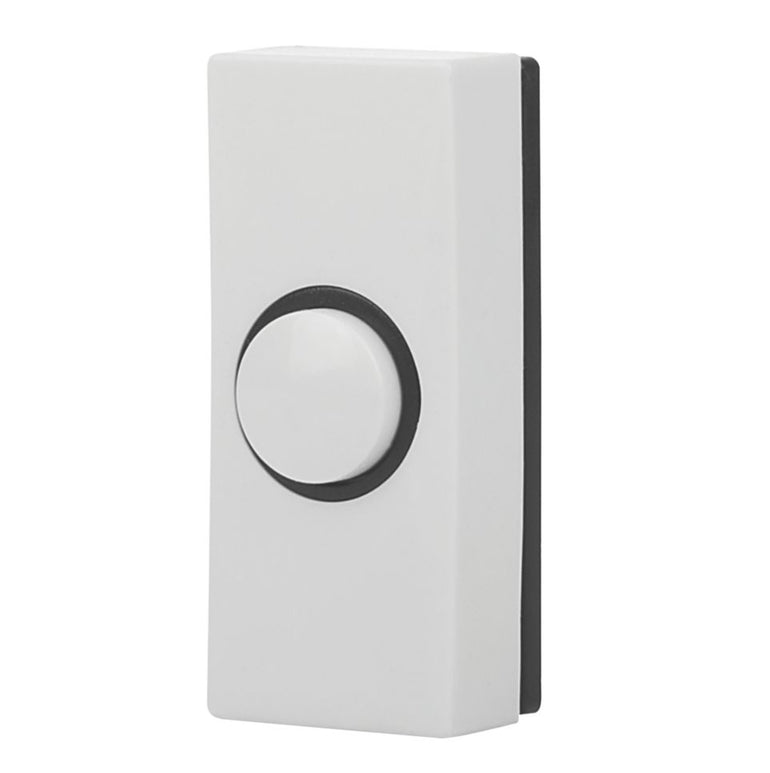 BYRON 720K WIRED WALL-MOUNTED DOORBELL KIT WITH TRANSFORMER WHITE