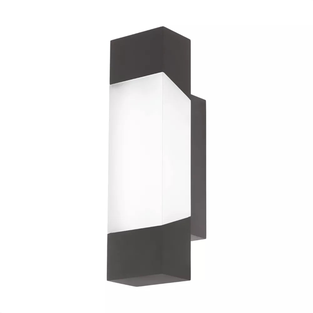 EGLO GORZANO OUTDOOR LED WALL LIGHT BLACK 8W 550LM