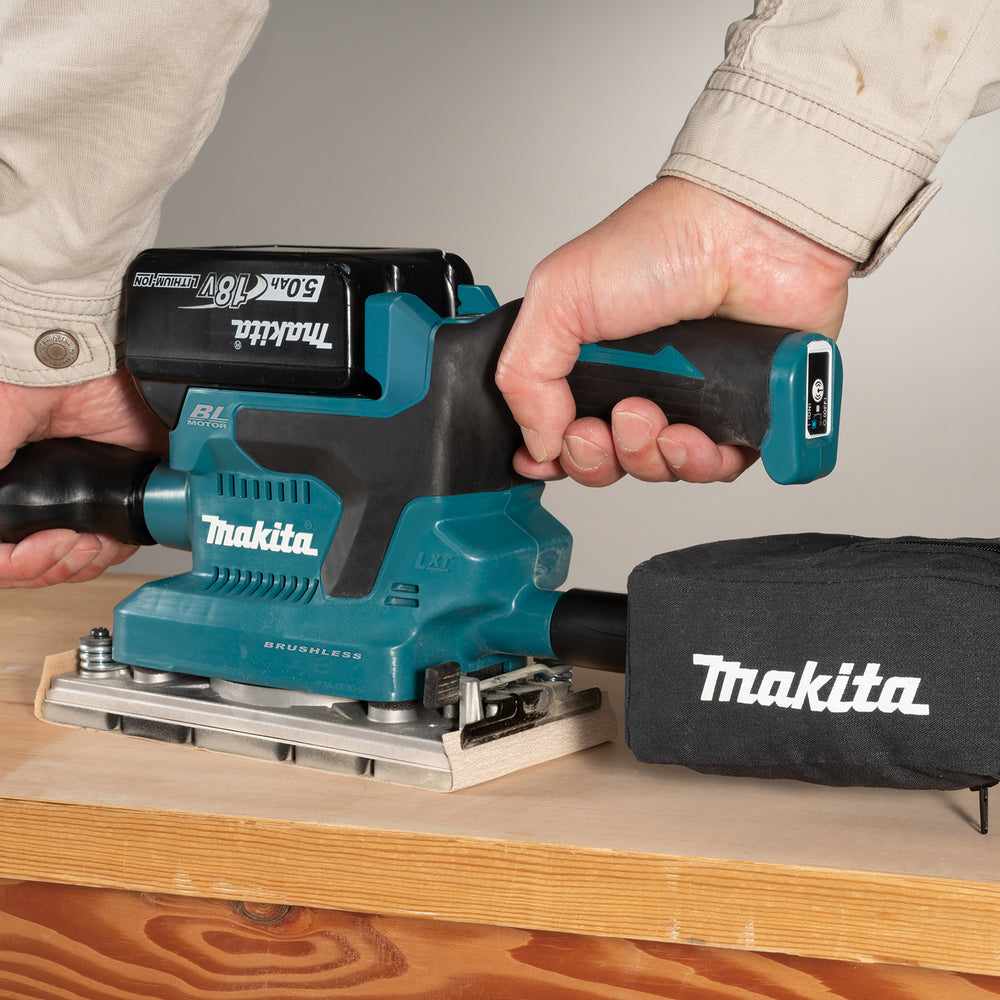 Makita DBO381ZU 18V LXT Brushless Finishing Sander Body Only