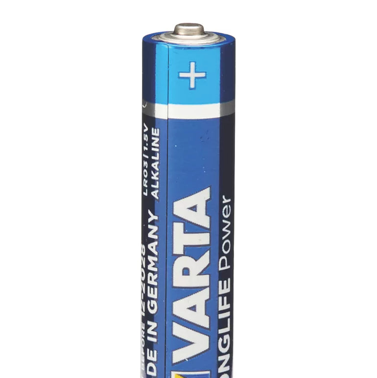 VARTA LONGLIFE POWER AAA ALKALINE BATTERIES 12 PACK