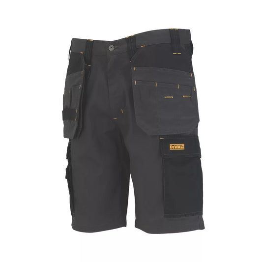 DEWALT VALDEZ WORK SHORTS GREY/BLACK 32" W